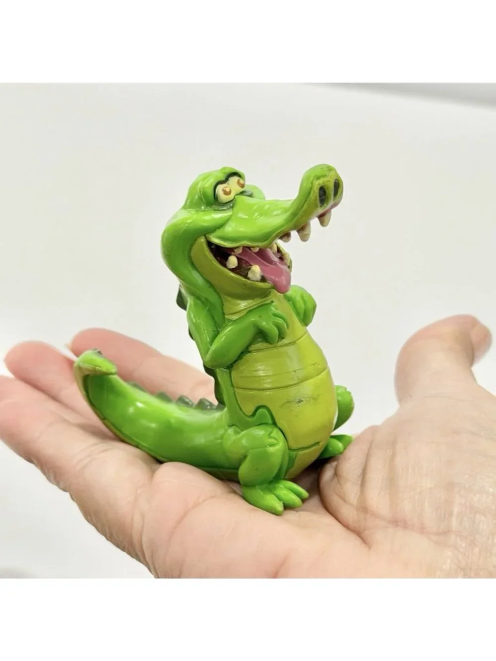 Disney Peter Pan Tick Tock Crocodile Green Alligator 3” Figure Cake Topper